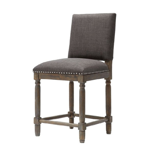 Olliix Madison Park Cirque Grey Counter Height Stool