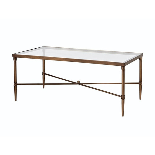 Olliix Madison Park Signature Porter Bronze Rectangle Coffee Table