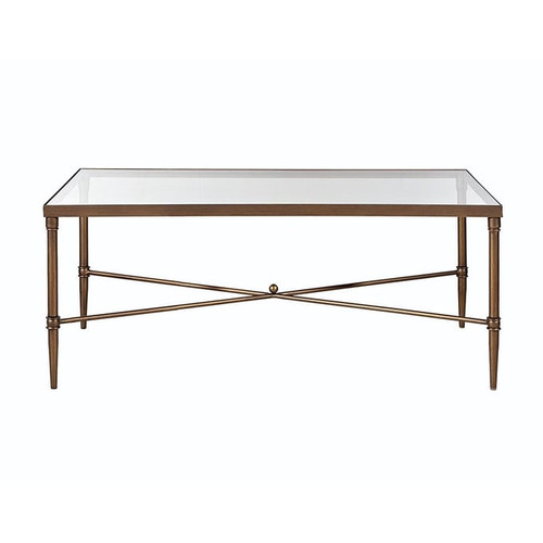 Olliix Madison Park Signature Porter Bronze Rectangle Coffee Table