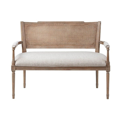 Olliix Madison Park Willshire Beige Reclaimed Natural Settee