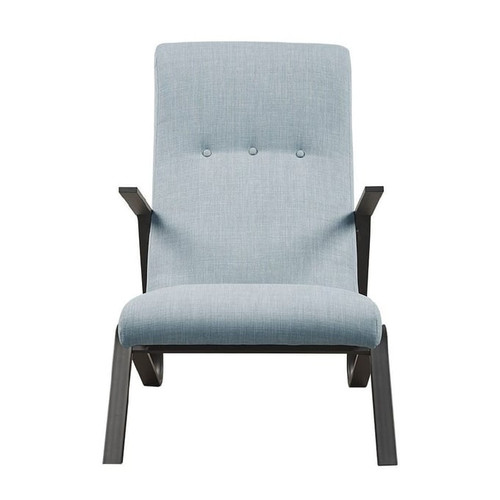 Olliix Martha Stewart Manhattan Light Blue Accent Chair