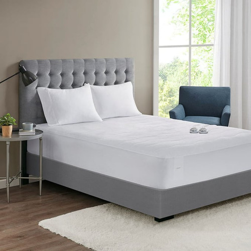 Olliix Serta Plush Heated Mattress Pads