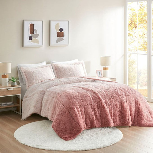 Olliix Intelligent Design Brielle Blush Comforter Mini Sets