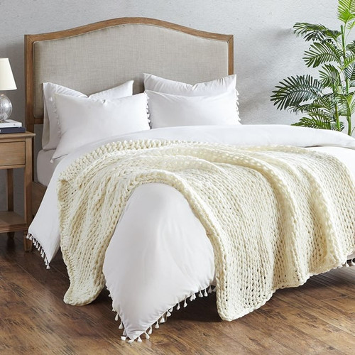 Olliix Madison Park Chunky Double Knit Throws