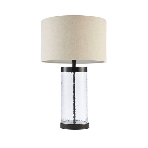 Olliix Hampton Hill Macon Clear Glass Cylinder Table Lamp