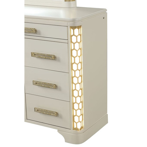 Galaxy Home Jasmine Beige Wood Dresser