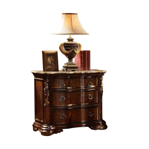 Galaxy Home Bella Dark Walnut Night Stand