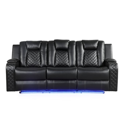 Galaxy Home Benz Faux Leather Sofas