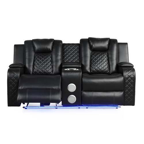 Galaxy Home Benz Faux Leather Loveseats