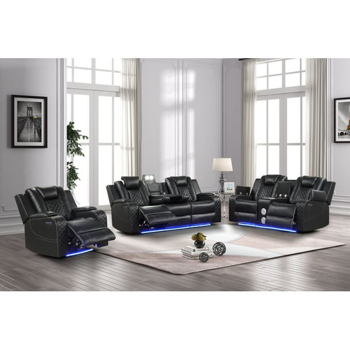 Galaxy Home Benz Faux Leather Reclining Chairs