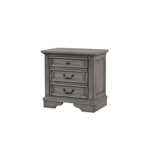 Galaxy Home Grace Gray Nightstand