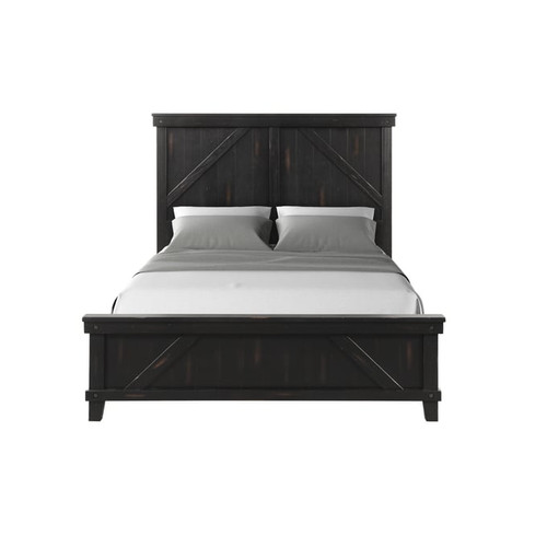 Bernards Spruce Creek Black White Panel Beds