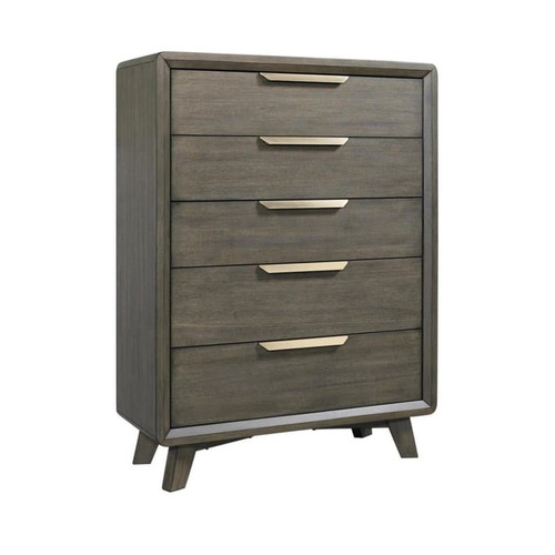 Bernards Valencia Coffee 5 Drawer Chest