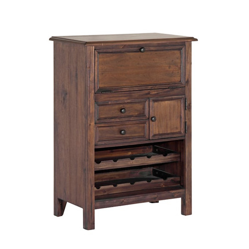 Bernards Walnut Wine Cabinet