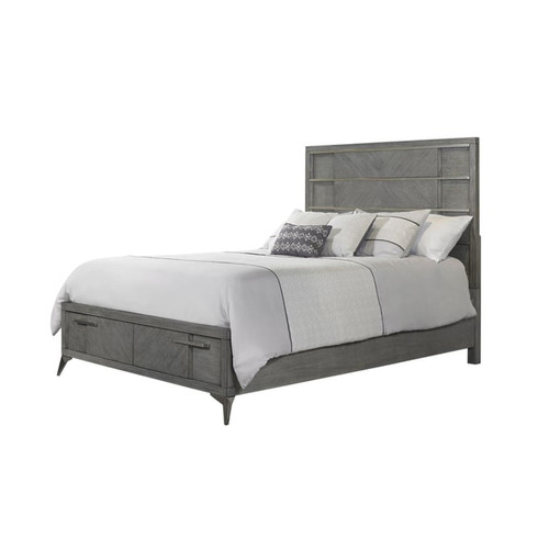 Bernards Aries Gray Storage Beds