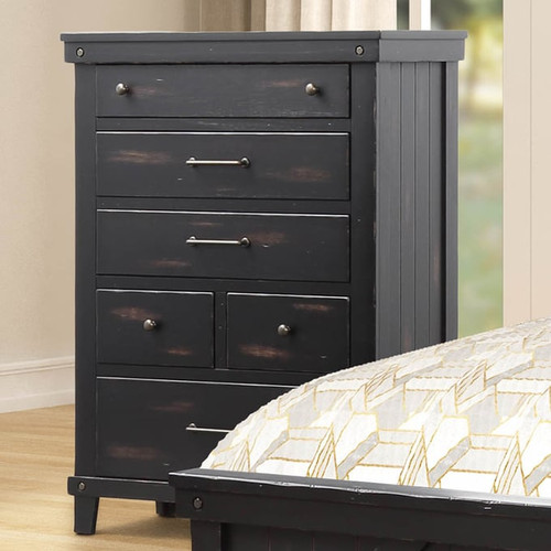 Bernards Spruce Creek Black White Chests