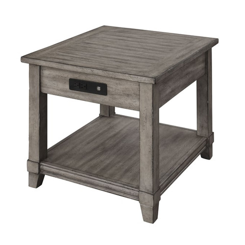 Bernards Hartford Rustic End Table