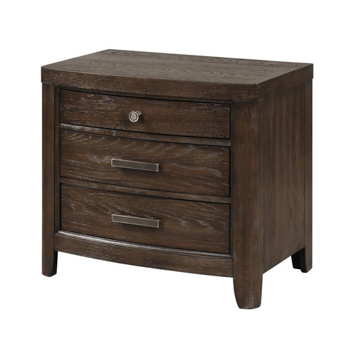 Bernards Fulton Brown Nightstand