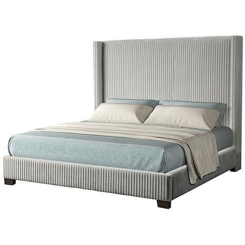 Bernards Jennie Pleated Upholstered Beds