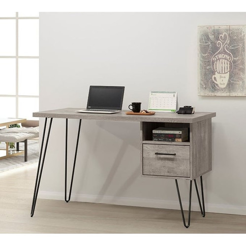 Bernards Henley Gray Oak Desk