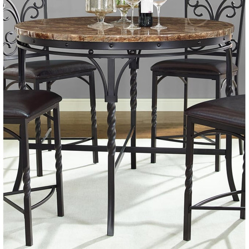 Bernards Tuscan Black Desert Counter Height Table