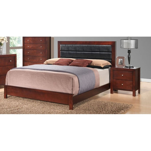 Glory Furniture Burlington Transitional Beds with Padded Headboards