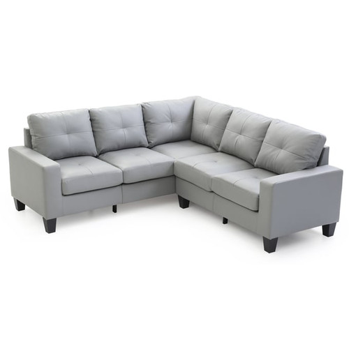 Glory Furniture Newbury Casual Faux Leather Sectionals