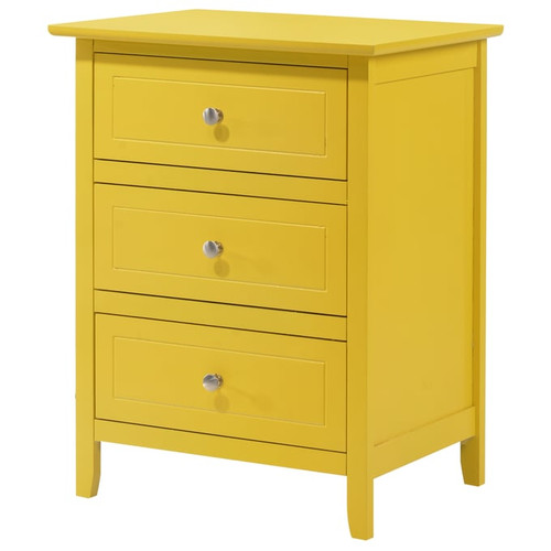 Glory Furniture Daniel Contemporary Yellow Nightstands