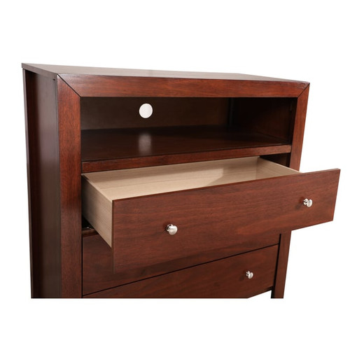 Glory Furniture Burlington Transitional Black Media Chests