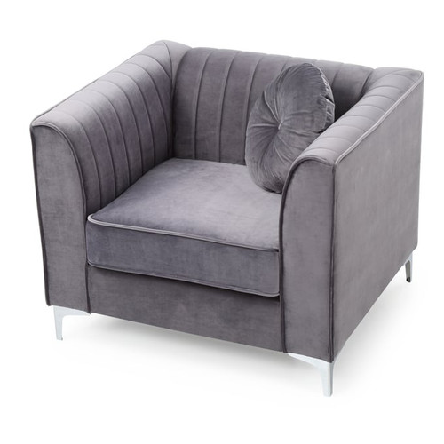 Glory Furniture Delray Contemporary Gray Chairs