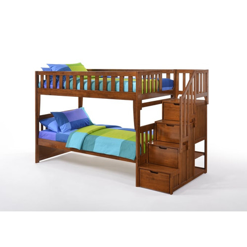 Night And Day Furniture Peppermint Stair Bunk Beds