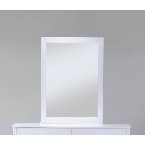 Night And Day Furniture Zest White Mirror
