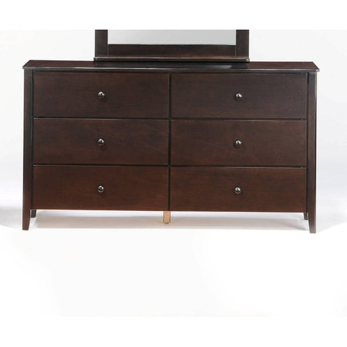Night And Day Furniture Zest Chocolate Six Drawers Dresser