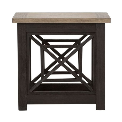 Liberty Heatherbrook Charcoal Ash Chair Side Table