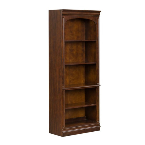 Liberty Brayton Manor Cognac Jr Executive Open Bookcase