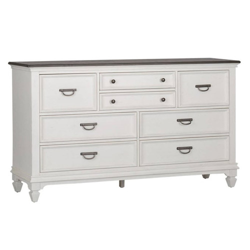 Liberty Allyson Park Wirebrushed White 8 Drawer Dresser