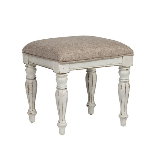 Liberty Magnolia Manor Antique White Vanity Stool