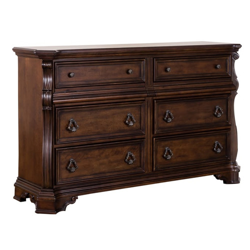 Liberty Arbor Place Brownstone 8 Drawer Double Dresser