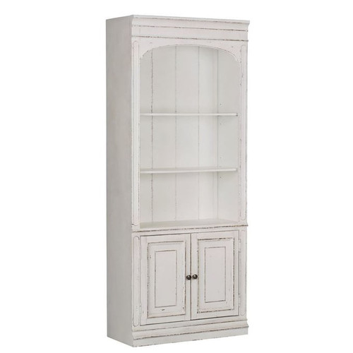 Liberty Magnolia Manor White Bunching Bookcase