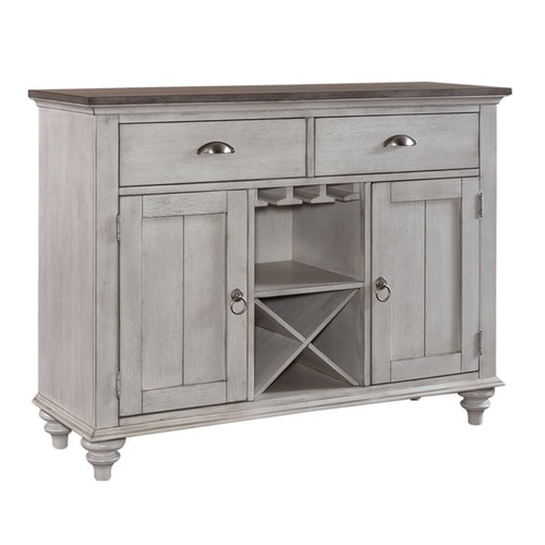 Liberty Ocean Isle Antique White Weathered Pine Buffet