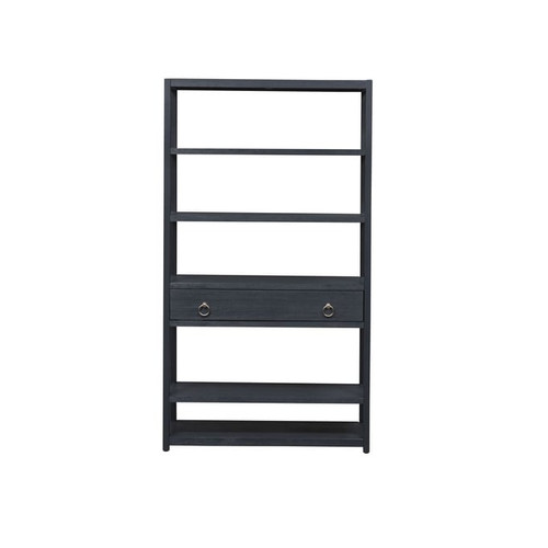 Liberty East End Wire Brushed Denim Accent Bookcase
