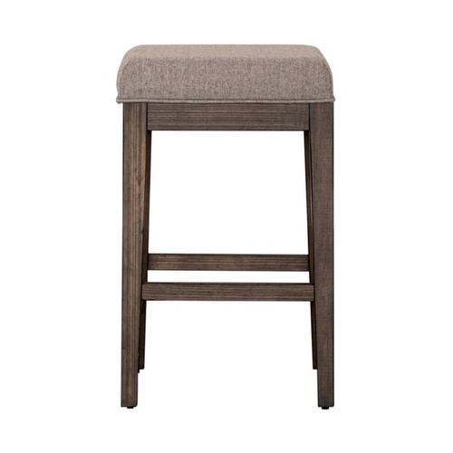 Liberty Arrowcreek Weathered Stone Upholstered Console Stool