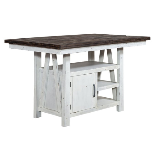 Liberty Farmhouse Two Tone White Gathering Table