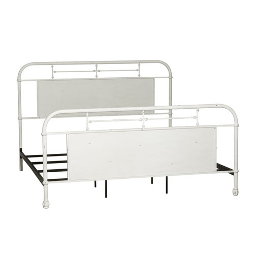 Liberty Vintage Series Antique White King Metal Bed