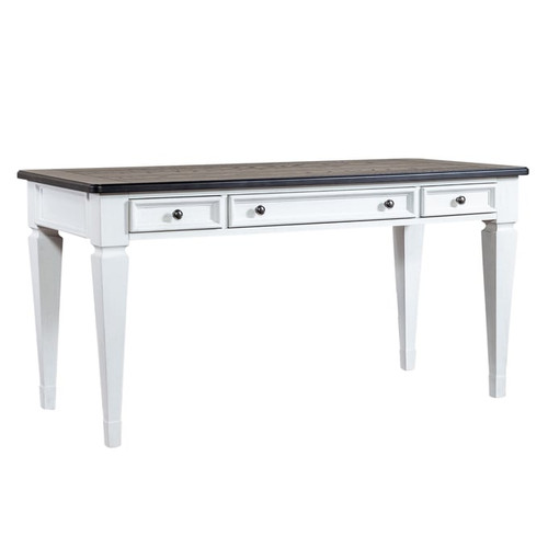 Liberty Allyson Park Wirebrushed White Charcoal Writing Desk