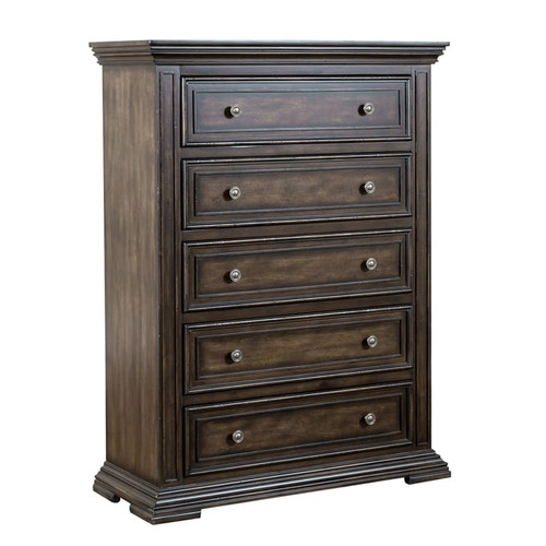 Liberty Big Valley Brownstone 5 Drawers Chest