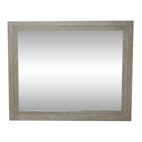 Liberty Belmar Washed Taupe Silver Champagne Landscape Mirror