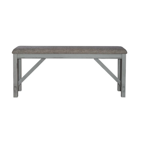 Liberty Newport Smokey Grey Counter Height Dining Bench