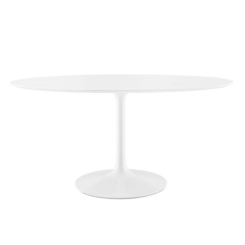 Modway Furniture Lippa 60 Inch Oval Wood Top Dining Table