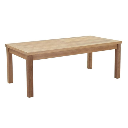 Modway Furniture Marina Rectangle Outdoor Teak Coffee Table